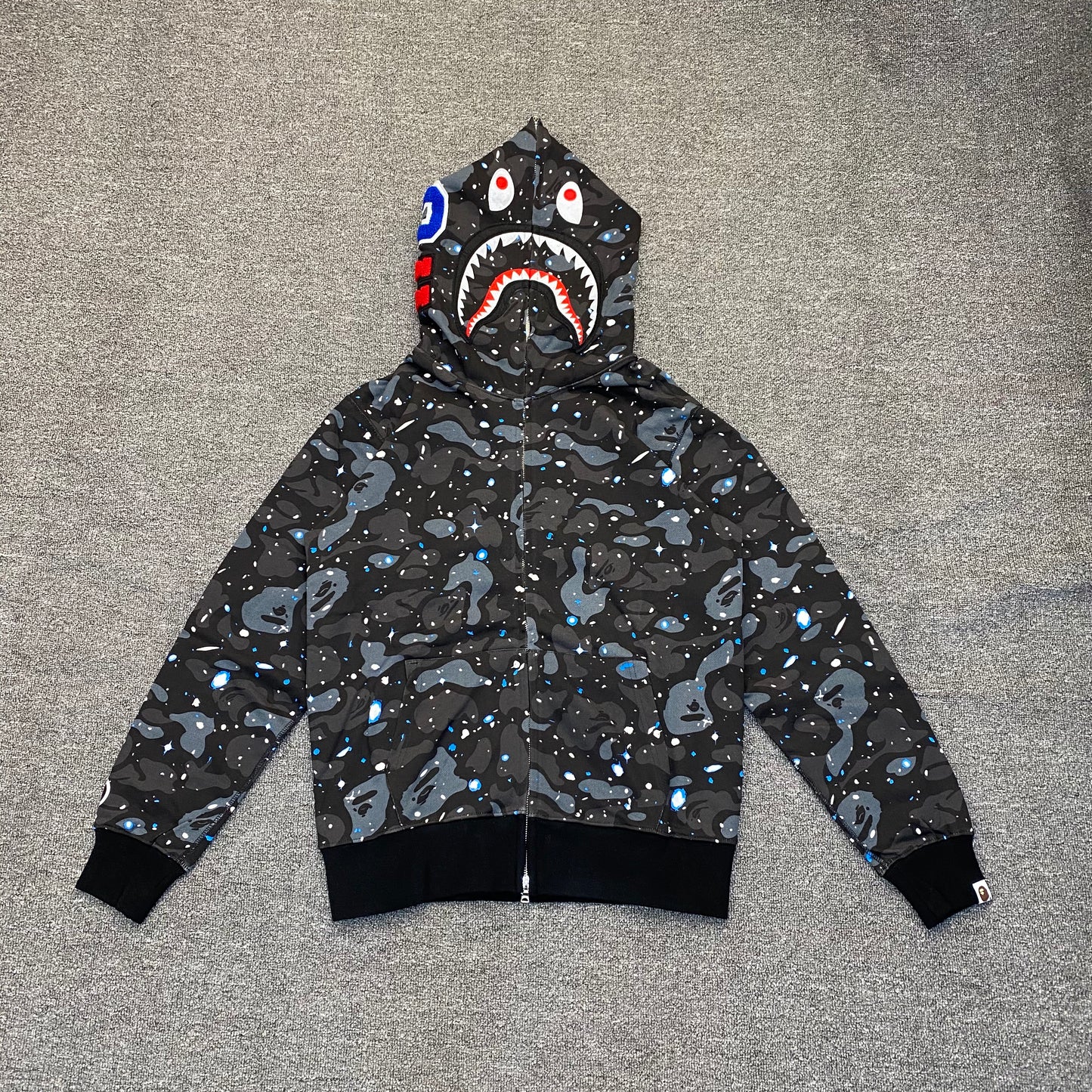 Bape Camo Shark Zip Ups